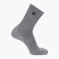 Șosete Salomon Sunday Smart Crew shark skin/ black