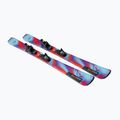 Schiuri de coborâre pentru copii  Salomon QST Jr S + legături C5 GW pastel neon blue 3/poppy red/black 3