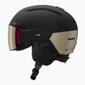 Cască de schi Salomon Driver Prime Sigma Plus black/light bronze met/blackgold/ice blue 3
