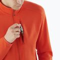 Bluză de trekking pentru bărbați Salomon Essential Lightwarm FZ cherry tomato 3