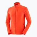 Bluză de trekking pentru bărbați Salomon Essential Lightwarm FZ cherry tomato 5