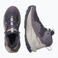 Încălțăminte de drumeție pentru femei Salomon Elixir Mid GTX nine iron/shark/silver cloud 13