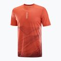Tricou de alergare pentru bărbați Salomon S/Lab Ultra Tee Aop burnt sienna 4