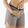 Pantaloni scurți de alergare pentru femei Salomon Sense Aero 5" iron/neon flame 4