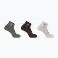 Șosete Salomon Everyday Ankle 3 pary silver cloud/sedona sage