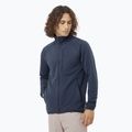 Bluză de trekking pentru bărbați Salomon Lightwarm Full Zip blue nights