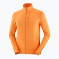 Bluză de trekking pentru bărbați Salomon Lightwarm Full Zip turmeric 7