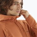 Bluză de trekking pentru bărbați Salomon Sntial Lightwarm Hybrid sierra 4