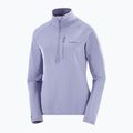 Bluză de drumeție pentru femei Salomon Essential Lightwarm Half Zip blue granite 6