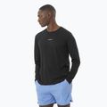 Longsleeve de alergare pentru bărbați Salomon SHAKEout Core deep black