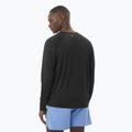 Longsleeve de alergare pentru bărbați Salomon SHAKEout Core deep black 2