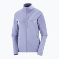 Bluză de trekking pentru femei Salomon Lightwarm Full Zip blue granite 6