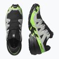 Încălțăminte de alergare pentru bărbați  Salomon Speedcross 6 GTX black/alloy/green gecko 6