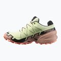 Pantofi de alergare damă Salomon Speedcross 6 GTX lime cream/mahogany rose/black 3