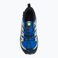 Încălțăminte de drumeție pentru copii Salomon XA PRO V8 WP nautical blue/black/sharp green 5