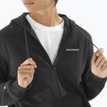 Hanorac pentru bărbați Salomon Logo Full Zip Hoodie deep black 3