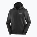 Hanorac pentru bărbați Salomon Logo Full Zip Hoodie deep black 4