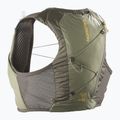 Vestă de alergare Salomon Active Skin 4 Gravel Set wren/deep lichen green/spicy mustard 2