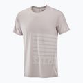 Tricou de alergare pentru bărbați Salomon Sense Aero Tee GFX etherea/white 4