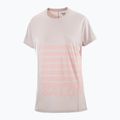 Tricou de alergare pentru femei  Salomon Sense Aero Tee GFX etherea/neon flame 4