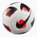 Minge de fotbal Nike Park Team 2.0 white/bright crimson/black mărimea 3 5