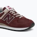 Pantofi bărbați New Balance 574 roșii 7