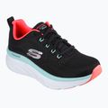 Adidași SKECHERS D'Lux Walker Let It Glow negru/mint pentru femei SKECHERS D'Lux Walker Let It Glow negru/mint