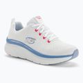 SKECHERS femei D'Lux Walker Let It Glow alb/roșu/albastru adidași pentru femei D'Lux Walker Let It Glow alb/roz/albastru