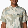Tricou de trekking pentru bărbați Columbia Utilizer Printed Woven SS Niagara Mod Camo 1990825 4