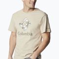 Tricou de trekking pentru bărbați Columbia Rapid Ridge Graphic bej 1888813273 3