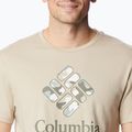 Tricou de trekking pentru bărbați Columbia Rapid Ridge Graphic bej 1888813273 5
