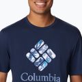 Tricou de trekking pentru bărbați Columbia Rapid Ridge Graphic bleumarin 1888813470 3