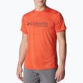 Tricou de trekking pentru bărbați Columbia Titan Pass Graphic roșu 1991471839