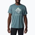 Tricou de trekking pentru bărbați Columbia Zero Ice Cirro-Cool Graphic gri 1990463