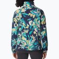 Bluză fleece pentru femei Columbia Benton Springs Printed Fleece bleumarin-albastră 2021771 2