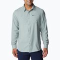 Tricou de trekking pentru bărbați Columbia Utilizer Woven LS albastru 1993325