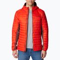 Geacă hibrid pentru bărbați Columbia Powder Pass Hooded roșie 1773271839 3