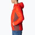 Geacă hibrid pentru bărbați Columbia Powder Pass Hooded roșie 1773271839 4