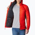 Geacă hibrid pentru bărbați Columbia Powder Pass Hooded roșie 1773271839 5