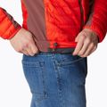 Geacă hibrid pentru bărbați Columbia Powder Pass Hooded roșie 1773271839 7