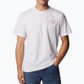 Tricou de trekking pentru bărbați Columbia Legend Trail alb 2036533
