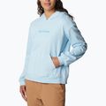 Bluză de antrenament pentru femei Columbia Logo III French Terry albastră 2032871490