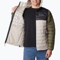 Jachetă cu glugă Columbia Powder Lite cu glugă pentru bărbați, de culoare închisă, de culoare verde piatră/shark/stone green 5