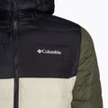 Jachetă cu glugă Columbia Powder Lite cu glugă pentru bărbați, de culoare închisă, de culoare verde piatră/shark/stone green 10