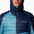 Jacheta de bărbați Columbia Platinum Peak cu glugă cu glugă în jos shasta/collegiate navy 6
