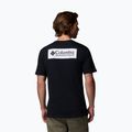 Tricou de trekking pentru bărbați Columbia North Cascades black/csc box logo 3