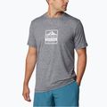 Tricou de trekking pentru bărbați Columbia Kwick Hike Graphic SS black heather/tested tough pdx 2