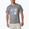Tricou de trekking pentru bărbați Columbia Sun Trek Short city grey heather/simple gorge