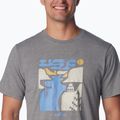 Tricou de trekking pentru bărbați Columbia Sun Trek Short city grey heather/simple gorge 5
