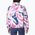 Bluză polar pentru femei Columbia Helvetia Cropped 1/2 cosmos floristic print/eve/salmon rose 2